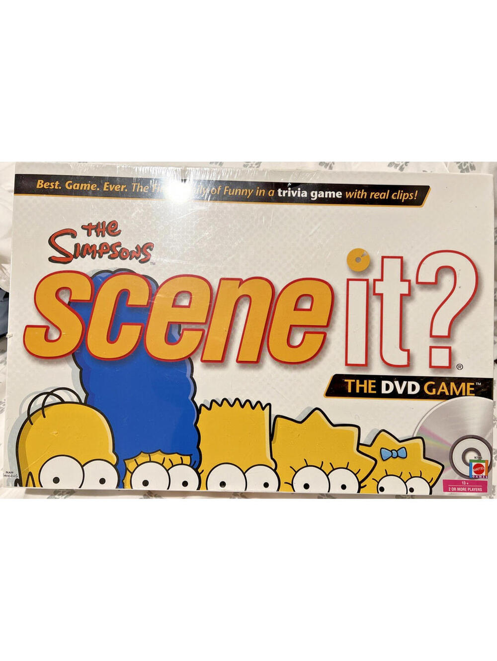 SCENE IT The Simpsons DVD board Trivia Game NEW factory sealed